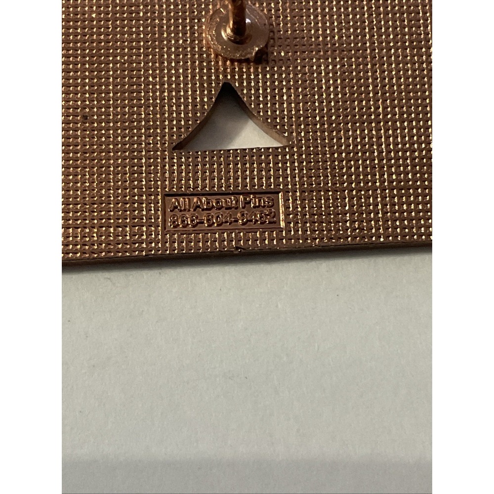 Ebay Live Jay and Marie Pennies Vintage Enamel Lapel Pin Copper Tone Collectible - Picture 3 of 4